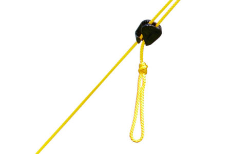 guy rope poles with Clamcleat